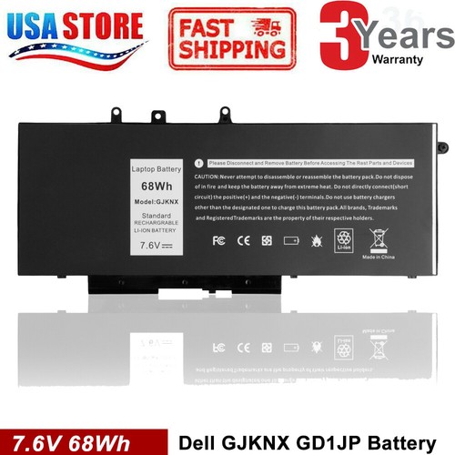 Gjknx laptop battery - laptop, dell
