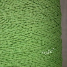 BRITISH SUPER SOFT CASHMERE MERINO WOOL YARN KIWI GREEN 250g CONE KNITTING YARN