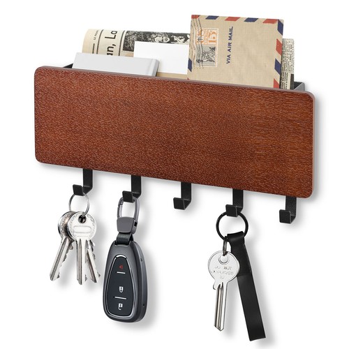 Wooden key hook - key,