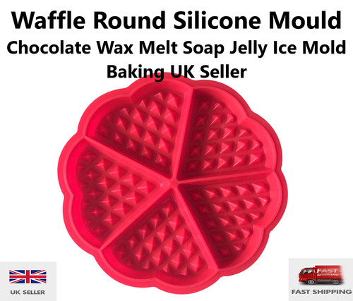 Waffle round silicone - waffle, mould