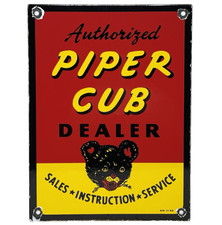 VINTAGE PIPER CUB PORCELAIN