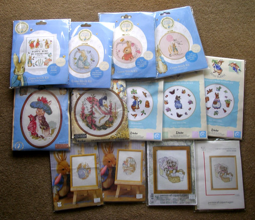 Beatrix potter cross stitch - beatrix,