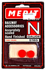 Merit CABLE DRUMS 5165 Railway Accessories Accurately Scaled N Gauge J & Randall