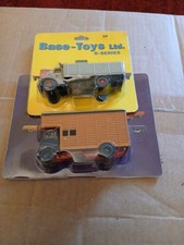 OO Gauge Base Toys Diecast Tipper Truck And Horse Lorry. Original Packaging