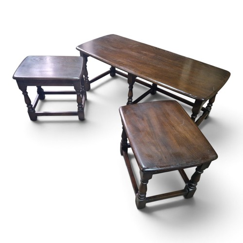 Ercol coffee table nest - coffee,