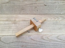 Vintage Beechwood & Brass