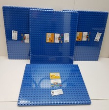 4 X BRIKS BIG LARGE PEG BLUE