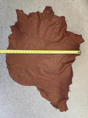 Brown garment quality leather - brown,