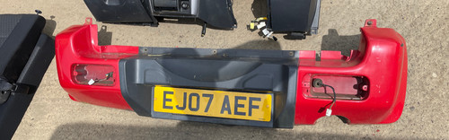 Jimny rear bumper - jimny, red
