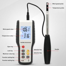 Thermal Anemometer LCD Display