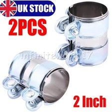 2PCS 2 inch Exhaust Tube Pipe