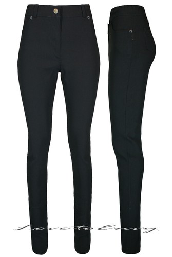Ladies high waisted trousers - ladies,