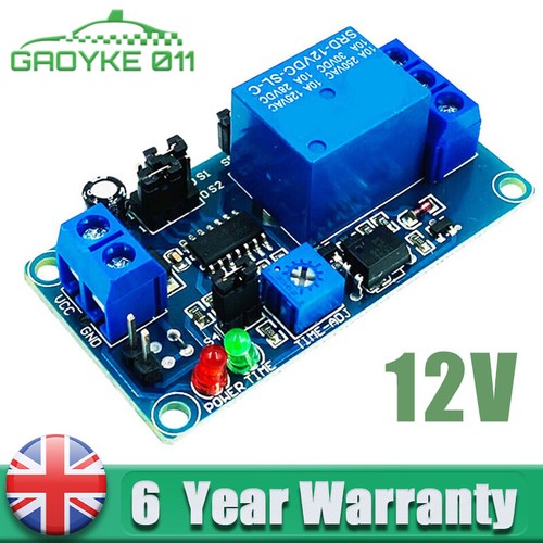12v power delay relay timer - 12v,