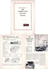 Vanden Plas 3 Litre original period Road Test reprinted from Motor April 1961