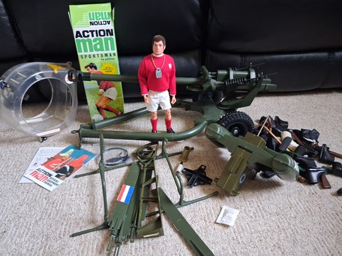Vintage action man job lot - man,