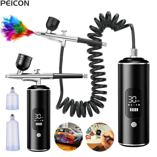 Portable airbrush kit with - portable,