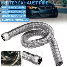 22/ 24mm 2 Layer Diesel Heater Exhaust Pipe Hose Stainless Steel For Eberspacher