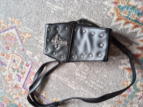 Gothic coffin backpack - coffin, bag