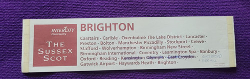 Brighton sussex scot intercity - brighton,