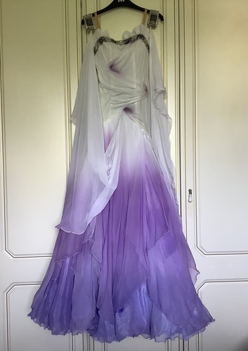 Chrisanne purple white ombré - chrisanne,
