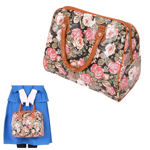 Floral print handbag purse - floral,