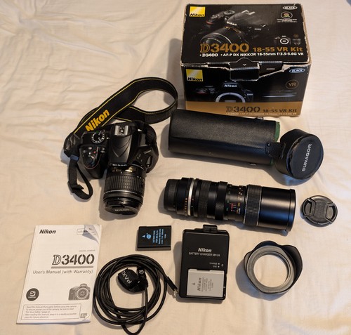 Nikon d3400 dslr camera - d3400,