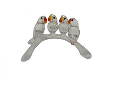 Swarovski Figurine 199123 Lovebirds 10,5 Cm. Very Good Condition
