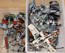 1KG LEGO Kiloware STAR WARS Parts Used Sets Spares Bricks Spaceships