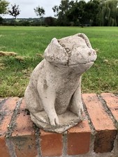 Traditional Pig Garden Ornament Concrete Outdoor Patio