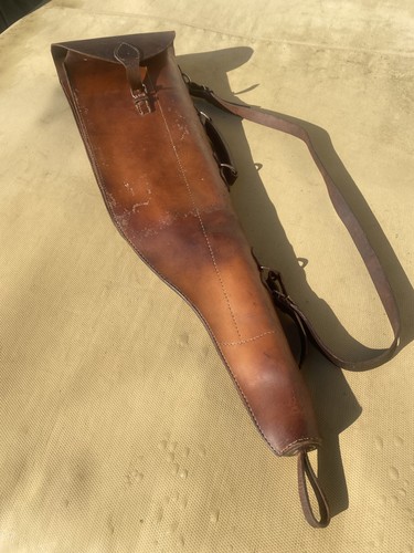 Brown leather leg mutton - leather, of