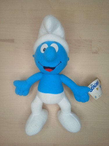 Die schlumpfe papa smurf plush - die,