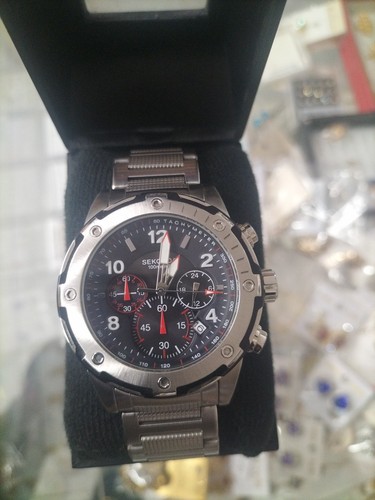 Sekonda 100m chronograph men - sekonda,