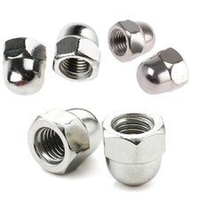 HEX Dome Nuts A2 Stainless
