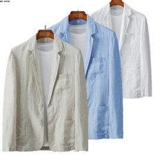 Men's Casual Linen Blazer