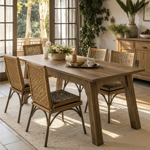 Inch farmhouse dining table - 63-inch,