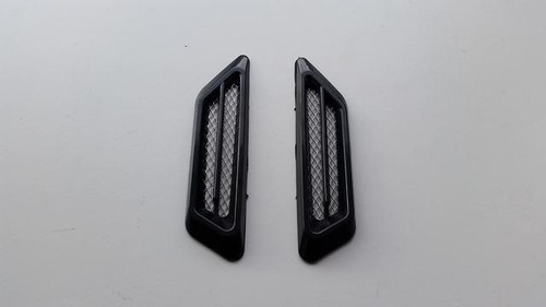 Black power vents bonnet side - power,