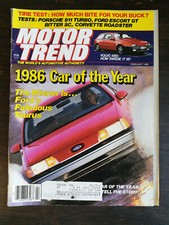 Motor Trend February 1986 -