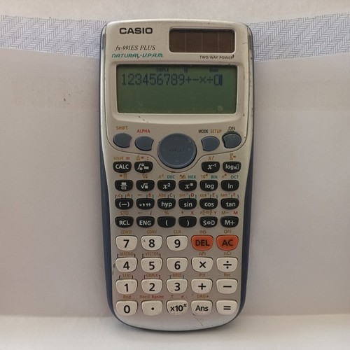 Casio 991es plus - plus, natural
