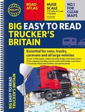 Philip's Big Easy to Read Trucker's Road Atlas Britain by Philip's Maps
