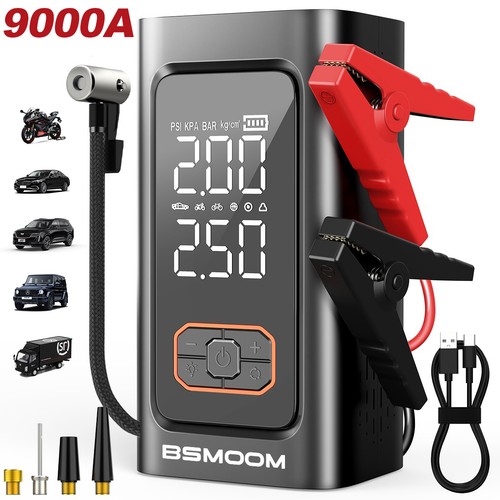 9000a car jump starter - car, with