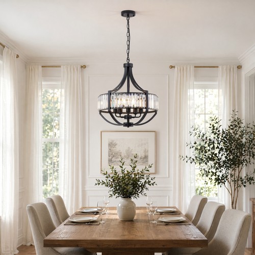 Modern crystal chandelier - 20",