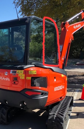 Kubota kx027 kx030 right - kx030-4,