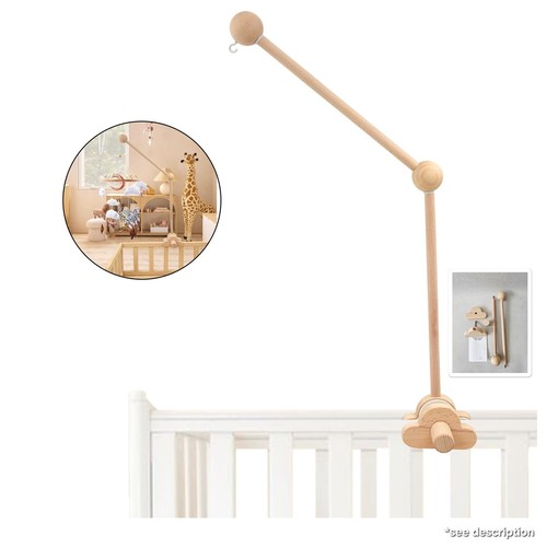 Baby mobile hanger - baby, wooden