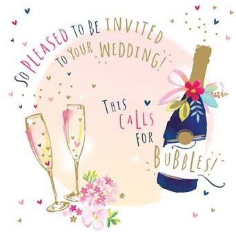 Wedding acceptance card - card,