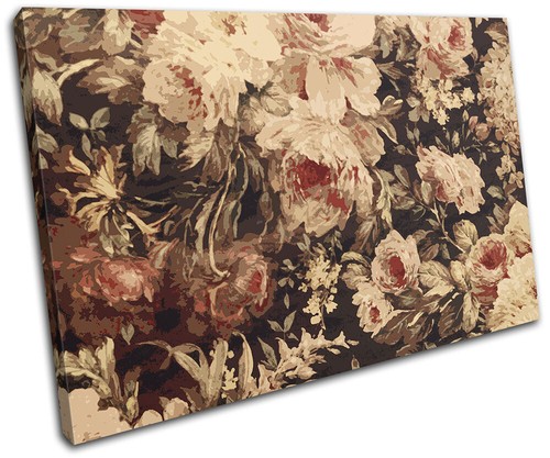 Shabby chic retro flowers - chic,