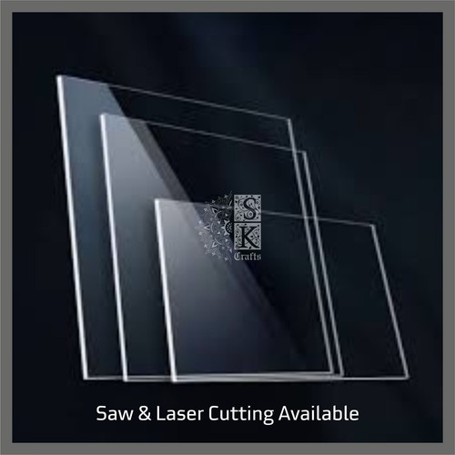 Clear square acrylic perspex - square,