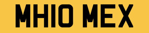Motorhome reg number plate - motorhome,