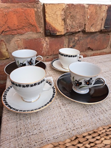 Vintage cups and saucers - cups,