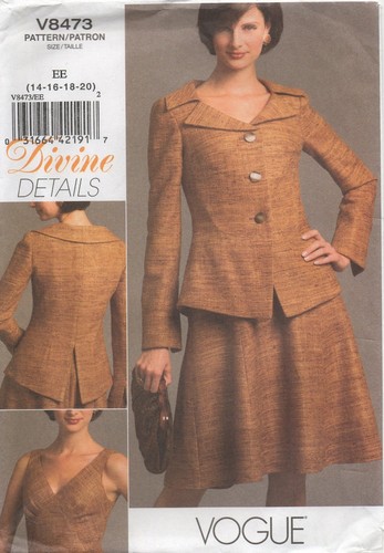 Vogue sewing pattern 8473 - vogue,