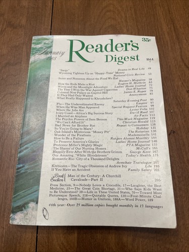 Reader digest january 1965 - january,